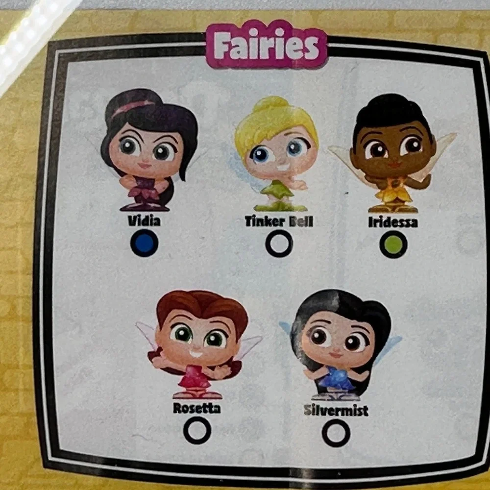 Disney Doorables FAIRIES Tinker Bell Iridessa Rosetta Silvermist Vidia Series 8